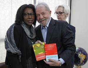 Rencontre président Lula et Scholastique Mukasonga - Sao Paulo Brésil - Rwanda