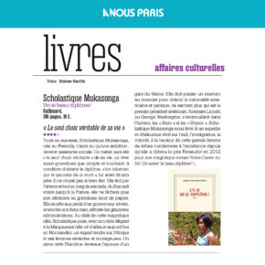 A Nous Paris : « Le seul choix véritable de sa vie » A Nous Paris : « Le seul choix véritable de sa vie »