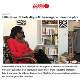 Scholastique Mukasonga, au nom du père - Ouest France Scholastique Mukasonga, au nom du père - Ouest France