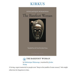 Kirkus Reviews : The Barefoot Woman Kirkus Reviews : The Barefoot Woman