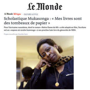 Le Monde : « Mes livres sont des tombeaux de papier » Le Monde : « Mes livres sont des tombeaux de papier »