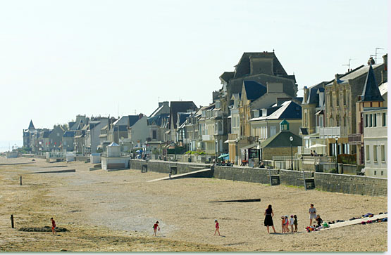 plage de Saint Aubin sur mer