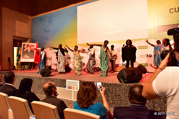 Khouribga hommage à la culture rwandaise par la fondation OCP - Scholastique Mukasonga